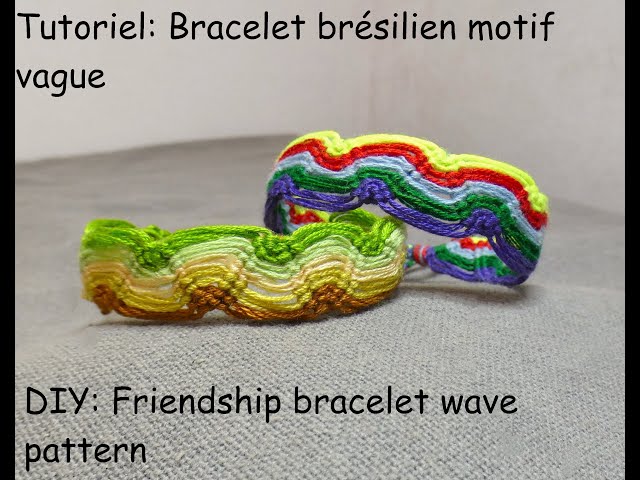 Comment faire une bracelet brésilien vague grecque (DIY how to