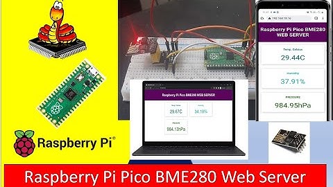 (Demo) BME280 Web Server with Raspberry Pi Pico (Weather Station)