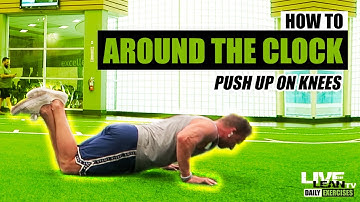 How To Do An AROUND THE WORLD PUSH UP ON KNEES | Exercise Demonstration Video and Guide