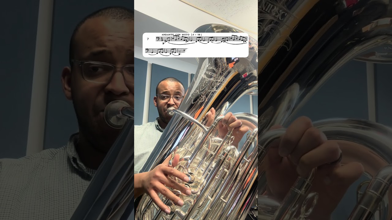 Playing on the Lawrence tuba/euph studio’s new Nirschl 6/4 CC 