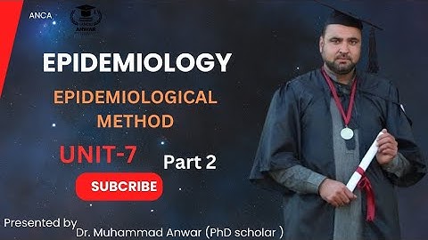 BSN KMU 6TH SEMESTER EPIDEMIOLOGY UNIT 7TH EPIDEMIOLOGICAL METHOD PART 2