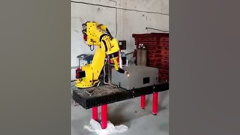 Mahajan Automation Laser Welding cell with Fanuc robot