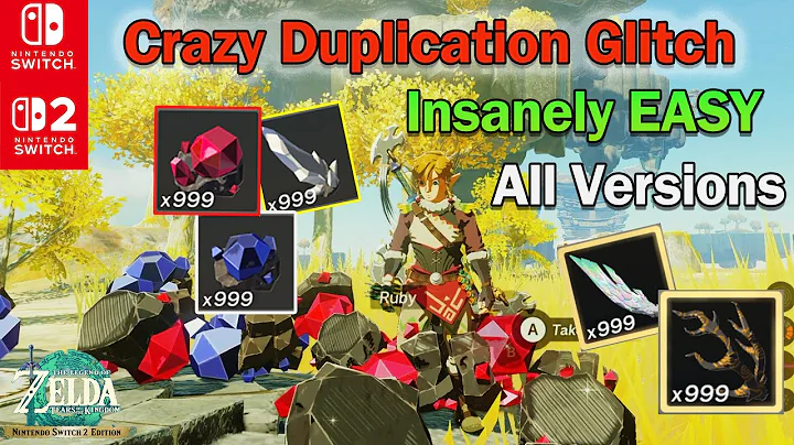 Super EASY Item Duplication Glitch that still Works in 1.4.2 Tears of the Kingdom (All Versions)