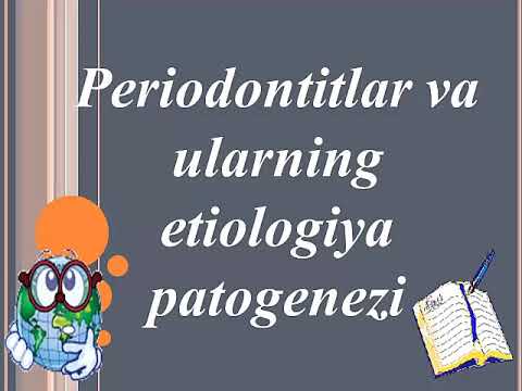 Periodont  Uning tizilishi, vazifalari  Yoshga xos o&rsquo;zgarishlar  Periodontit  Etiopatogenezi, tasnif