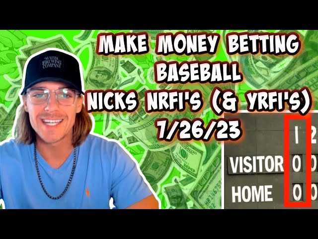 NRFI Picks, Best Predictions and Odds 4/26/23 - Best No Run First Inning  Bets