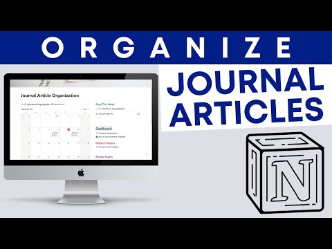 How to Organize Research Articles Using Notion | Maintain your journal articles to read