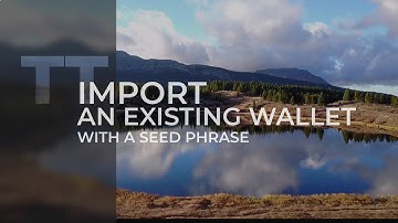 Video 5. How to import your existing wallet to MetaMask using the  seed phrase.