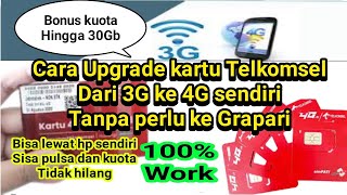 TIDAK PERLU KE GRAPARI UPGRADE 3G KE 4G CUKUP TEKAN *888*46*