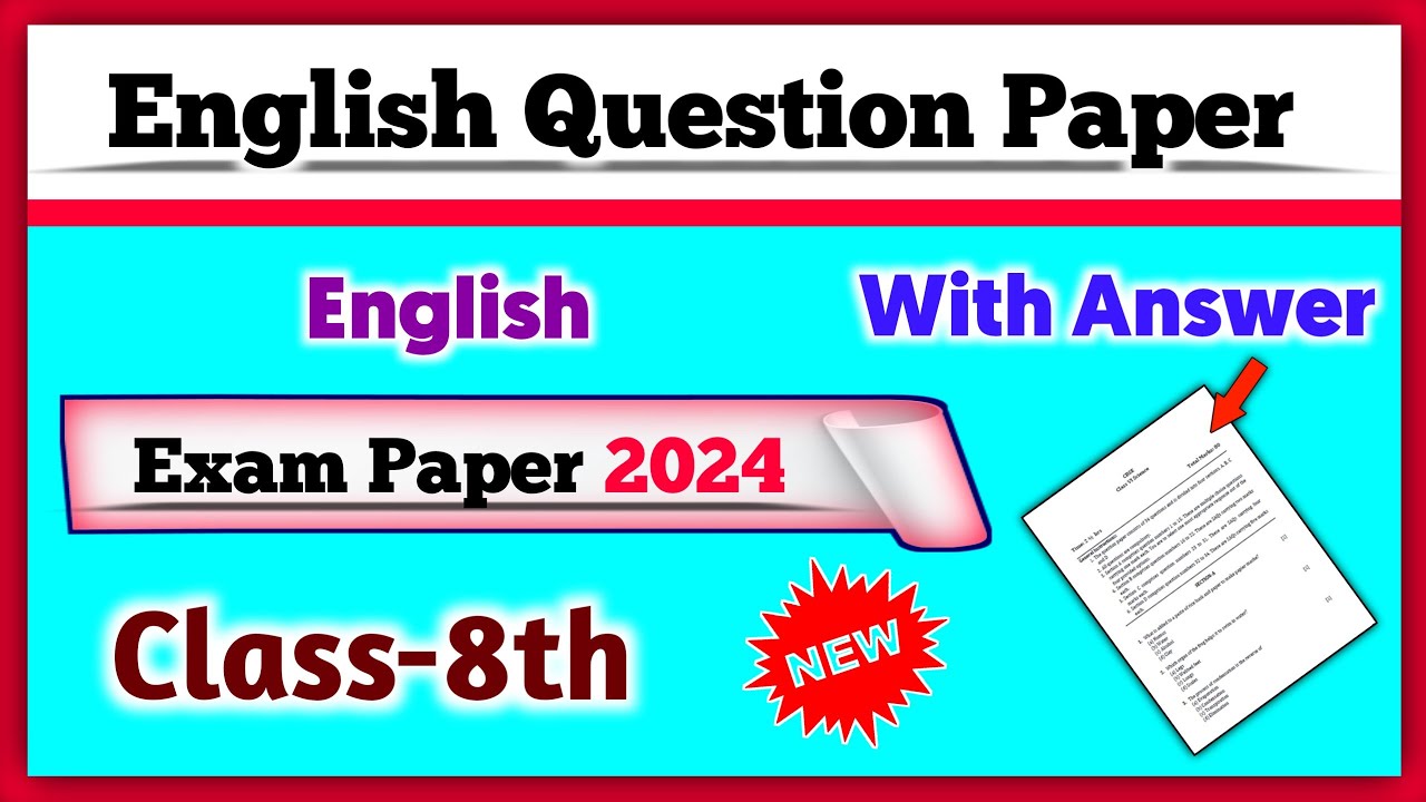 essay 2 exam 8th class