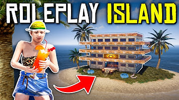 Running a ROLEPLAY RESORT on an ISLAND - Rust Shop Roleplay