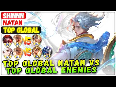 Top Global Natan VS Top Global Freya + Minsitthar & Johnson [ Top Global Natan ] ㅤ Shinnn - MLBB