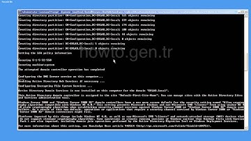 How to install/promote active directory with command line/unattended on windows server
