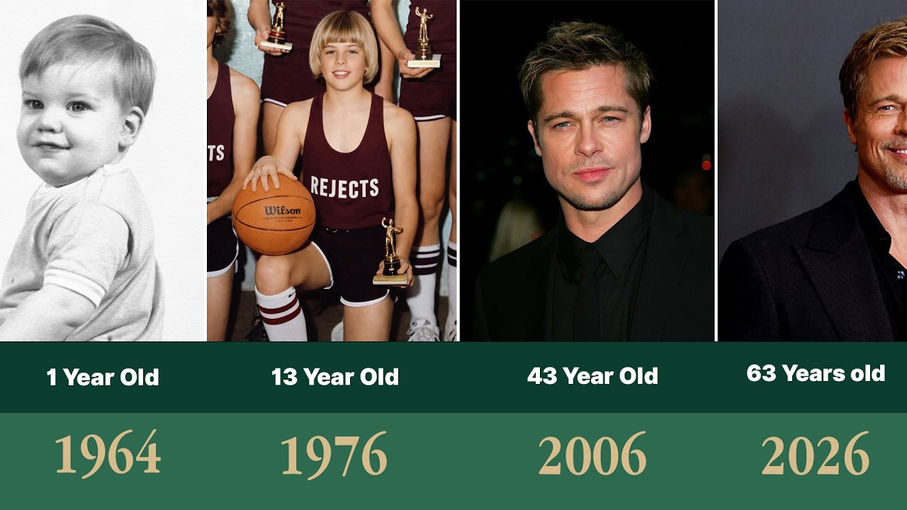 Brad Pitt Transformation (1964–2026) | From Unknown to Hollywood Icon