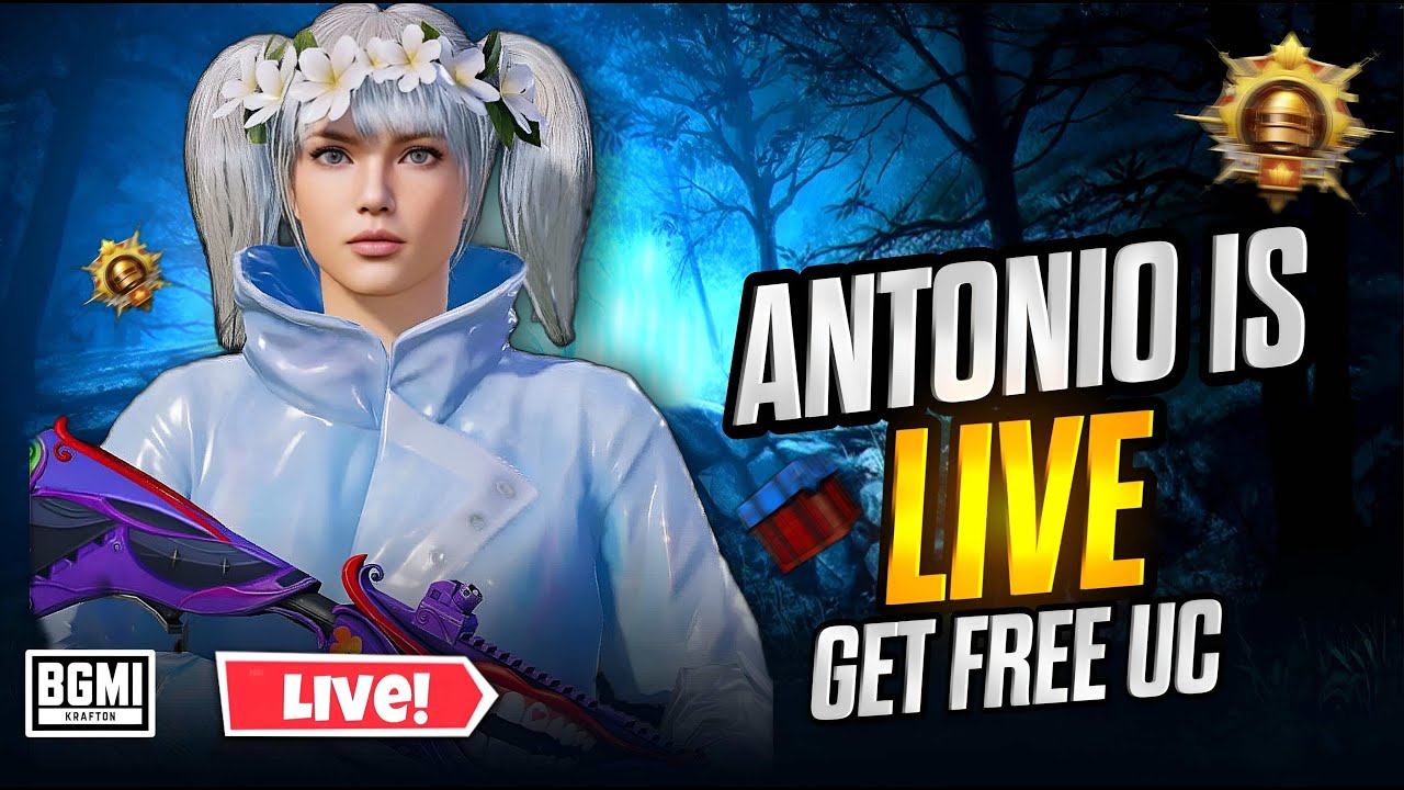 Road To 120k | Antonio is live |PUBG mobile | get free uc | Custom Rooms