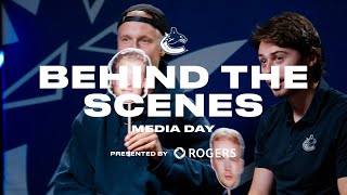 Would Pettersson let Demko be his stylist? - Canucks Media Day Behind-the-Scenes