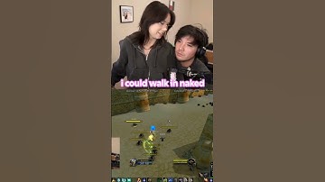 when your gf walks in but you