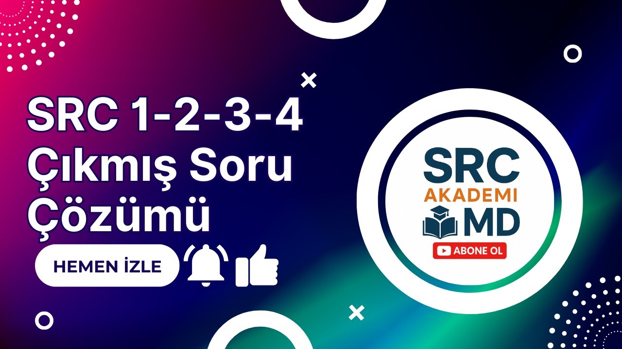 SRC 1-2-3-4 Güncel Çıkmış Soru Çözümü / 12.09.2025 Tarihli Canlı Yayın Tekrarı#src #srcdersleri #7