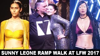 Sunny Leone &amp; Randeep Honda At Lakme Fashion Week 2017