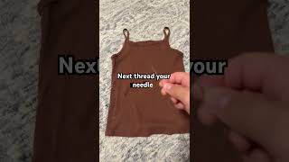 Try this at home! (No sewing experience needed!) #tutorial #blowup #shorts #fypシ #tanktop #upcycling