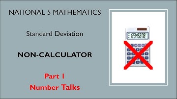 N5 Standard Deviation Non Calc Part 1