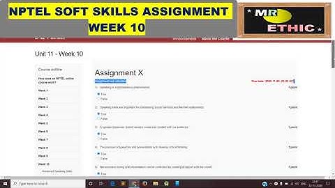 NPTEL Soft Skills assignment Week 10  |  nptel Soft skill Solution Week 10