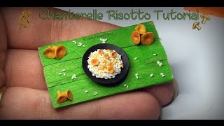Miniature Chanterelle Risotto Tutorial-Polymer Clay