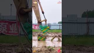 The hydraulic sand dredging pump employs advanced sealing #dredging #dredgingproject #excavator