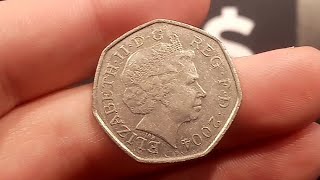 CHECK YOUR CHANGE #119 2004 FIFTY PENCE 50P COIN?!