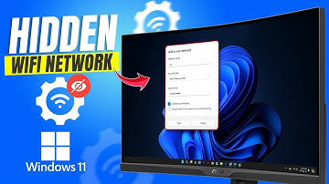 How to Connect to a Wi-Fi Network in Windows 10 /11 | Add hidden wifi network on Windows Pc/Laptop