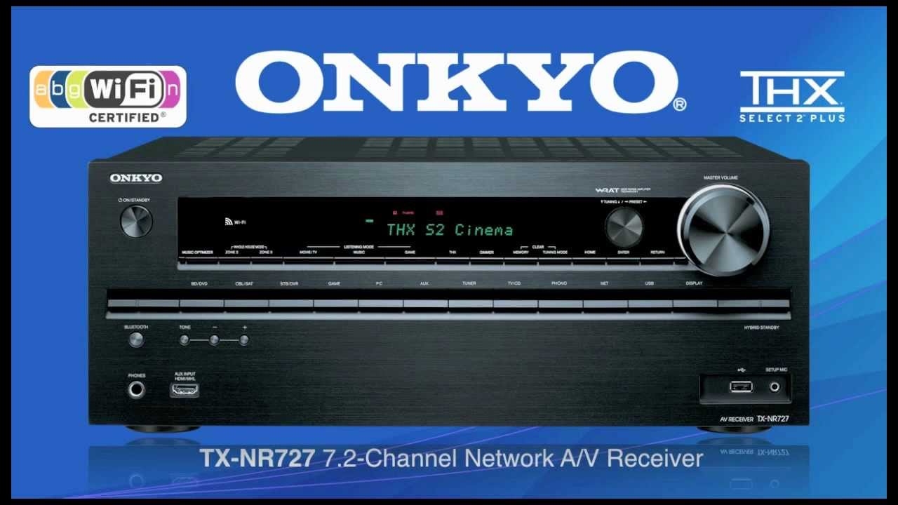 ONKYO TX NR Built In Wireless & Bluetooth THX Audio Streaming. Wow!