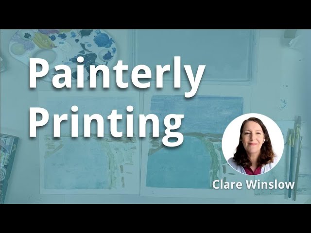 ONLINE 1-to-1 - Gelatin plate printing with GOLDEN OPEN acrylics