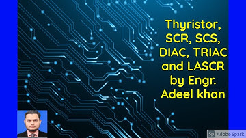 Introduction to Thyristor, SCR, SCS, DIAC, TRIAC and LASCR in IE and ECD Online Lecture-16-17