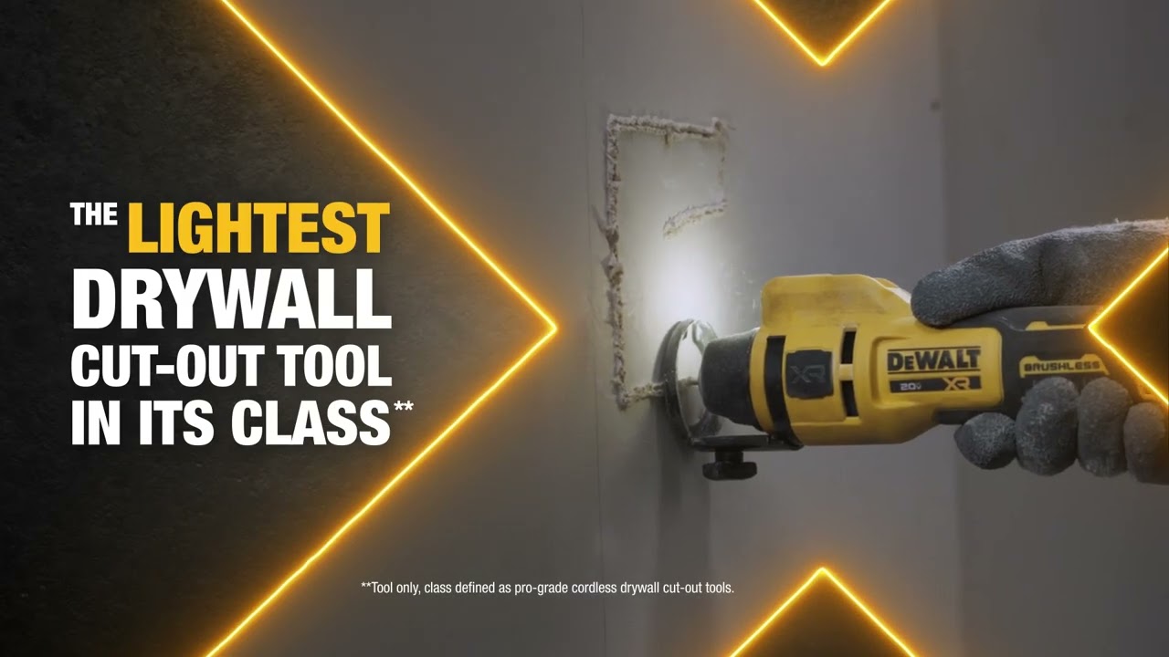 DEWALT 20V MAX Drywall Cut Out Tool (DCE555)