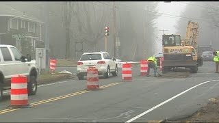 Road construction project underway in Southwick