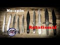 No spin vs rotational throwing knives