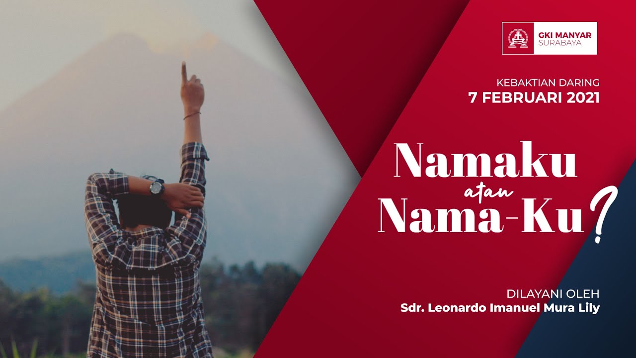 Ibadah Daring (Online) GKI Manyar 7 Februari 2021