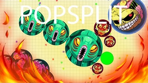 POP SPLIT!//DOUBLE SPLIT!//79K SCORE CLASSIC//AGARIO MOBILE//MACRO HACK!