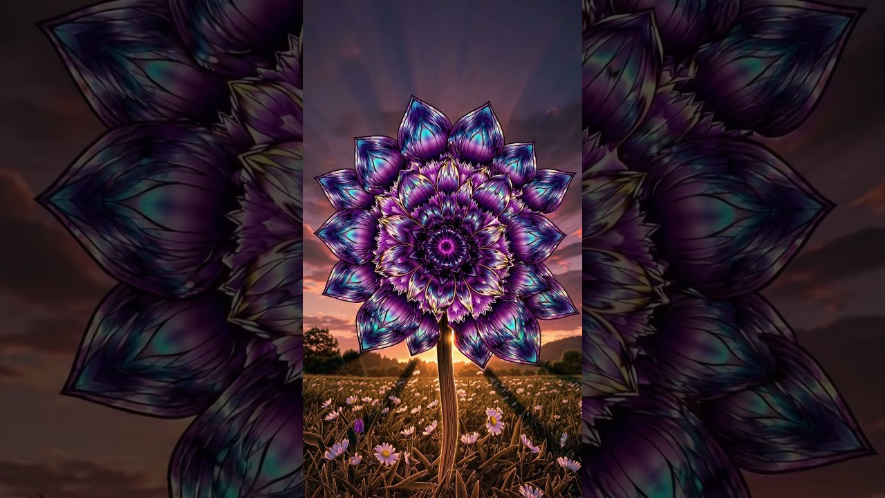 🌸 Flower of Harmony | A Blooming Vision of Tranquility ✨