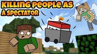 Killing people as a spectator in hypixel skywars