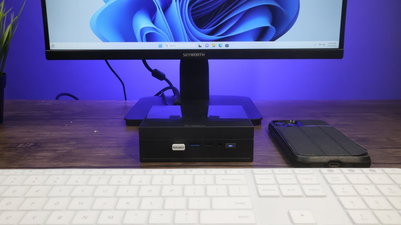 Office and Media Hub Solution | ALLIWAVA GX55 Mini PC Review - YouTube