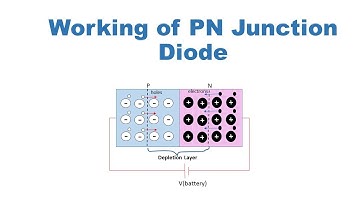 PN junction diode working in English