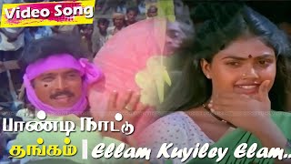 Elalam Kuyiley Elemara Veyiley HD | S. P. Balasubrahmanyam, Uma Ramanan | Pandi Nattu Thangam  Songs