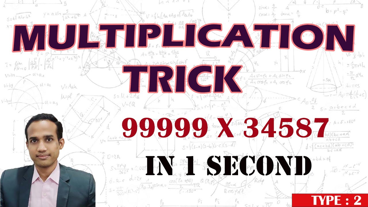 Multiplication Fast Trick | Vedic Maths | Maths Tricks | Speed Maths ...