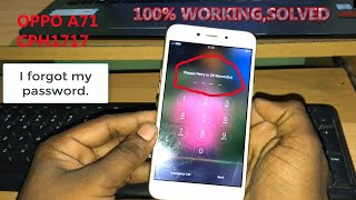 Oppo A71 lock remove easy way 100% working || CPH1717 Software flash,Download