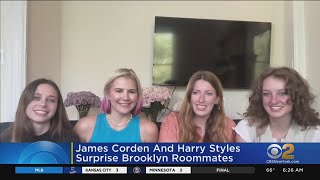 James Corden, Harry Styles surprise Brooklyn roommates