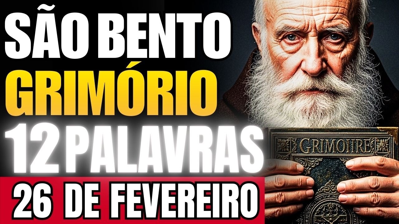 📿 Oração das 12 Palavras do Grimório de São Bento Contra Inveja, Olho Gordo e Magia Negra