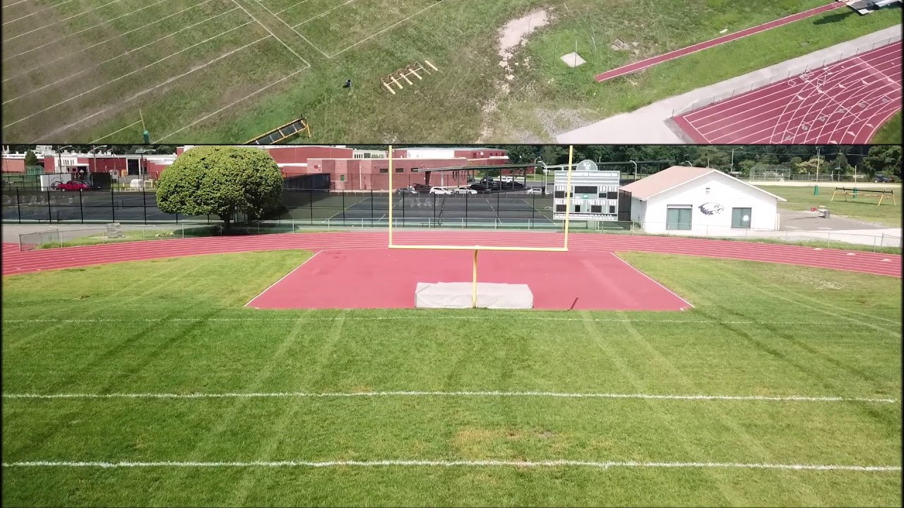 remington 1911 r1 Drone flight around West Deptford High School