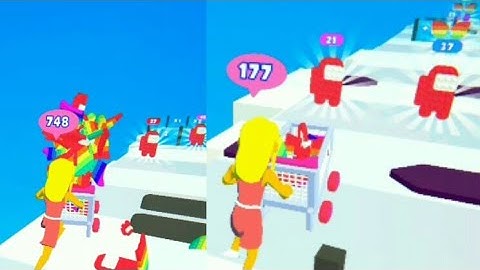 Pop it run 🔵👗👠 all levels android,ios gameplay part #1