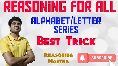 TOPIC-SERIES | PART 4 | BASED ON ALPHABET & LETTER | UNIQUE METHOD | REASONING | ADV SUBODH GAUTAM