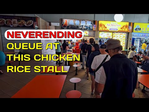 Many Locals Line Up For This Chicken Rice